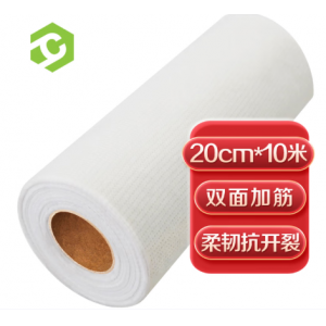 20cm*10m聚酯布缝织无纺布 丙纶堵漏抗裂屋顶彩钢瓦裂缝屋面补漏